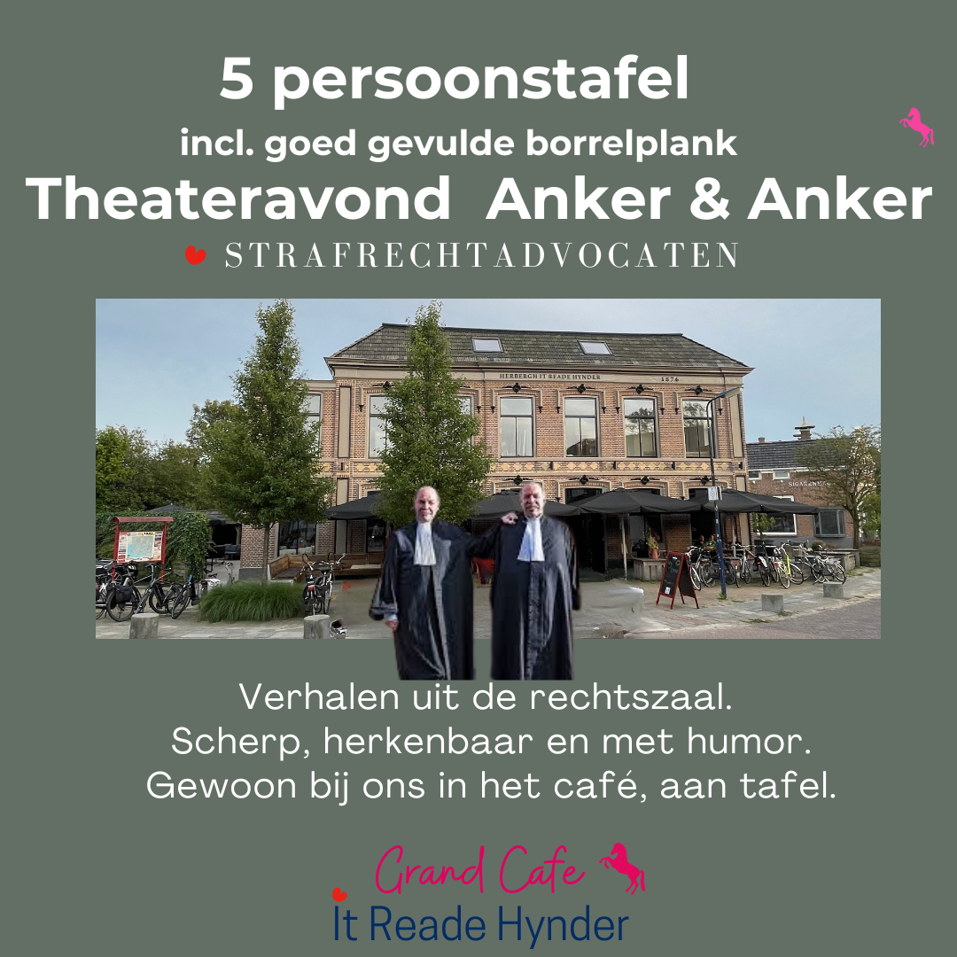 Anker en Anker Theateravond 13 maart Ticket incl. borrelplank (p.p.) - Afbeelding 2